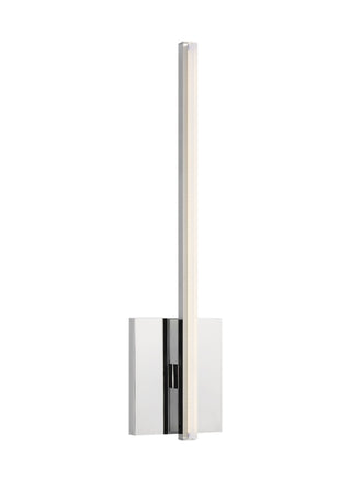 Buy chrome-with-acrylic-glass Kenway Outdoor (Damp) Sconce by Visual Comfort Modern