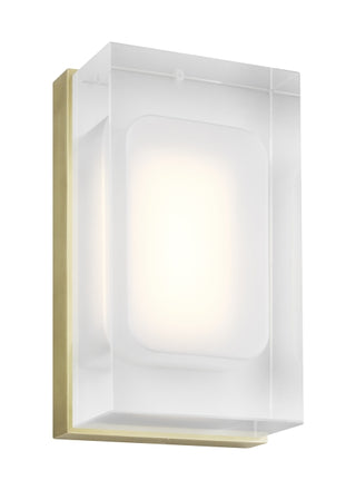 Buy aged-brass-with-crystal-glass Milley Outdoor (Damp) Sconce by Visual Comfort Modern