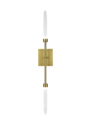 Buy aged-brass-with-glass-glass Spur Outdoor (Damp) Sconce by Visual Comfort Modern