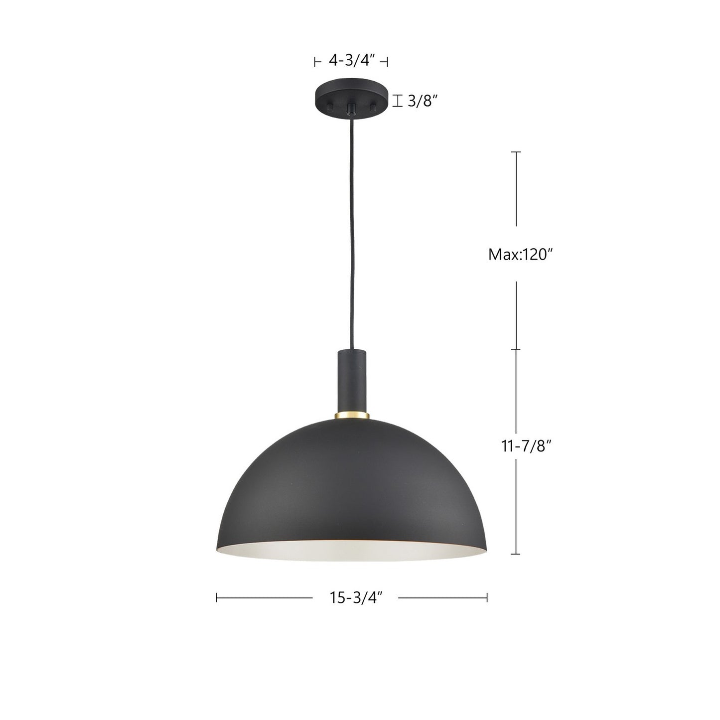 Kuzco Lighting-492316-BK/GD|ALT|1