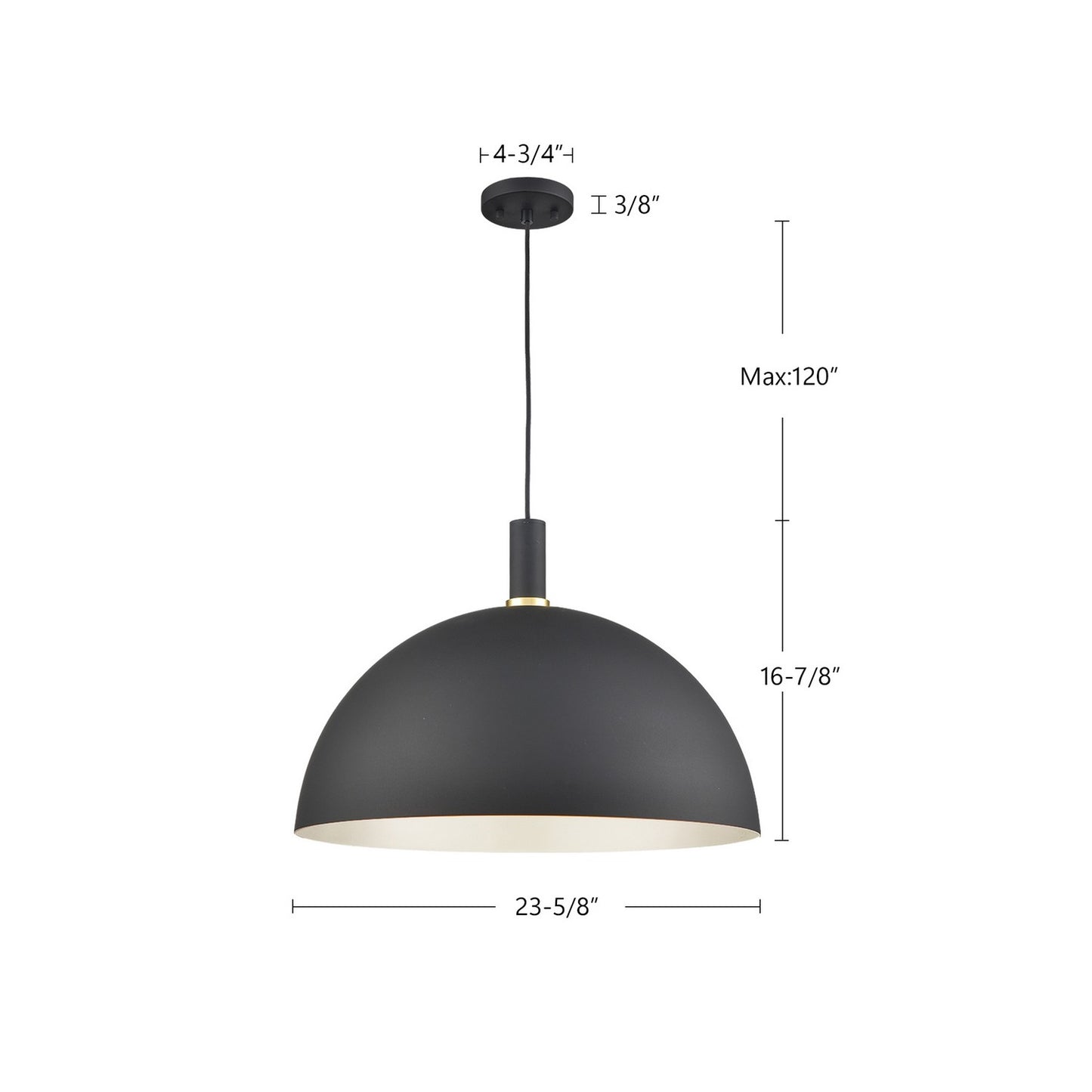 Kuzco Lighting-492324-BK/GD|ALT|1