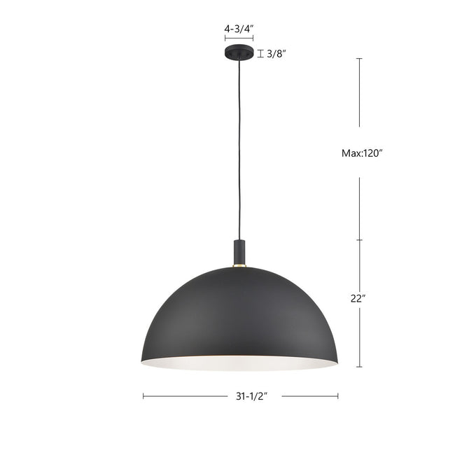 Kuzco Lighting-492332-BK/GD|ALT|1