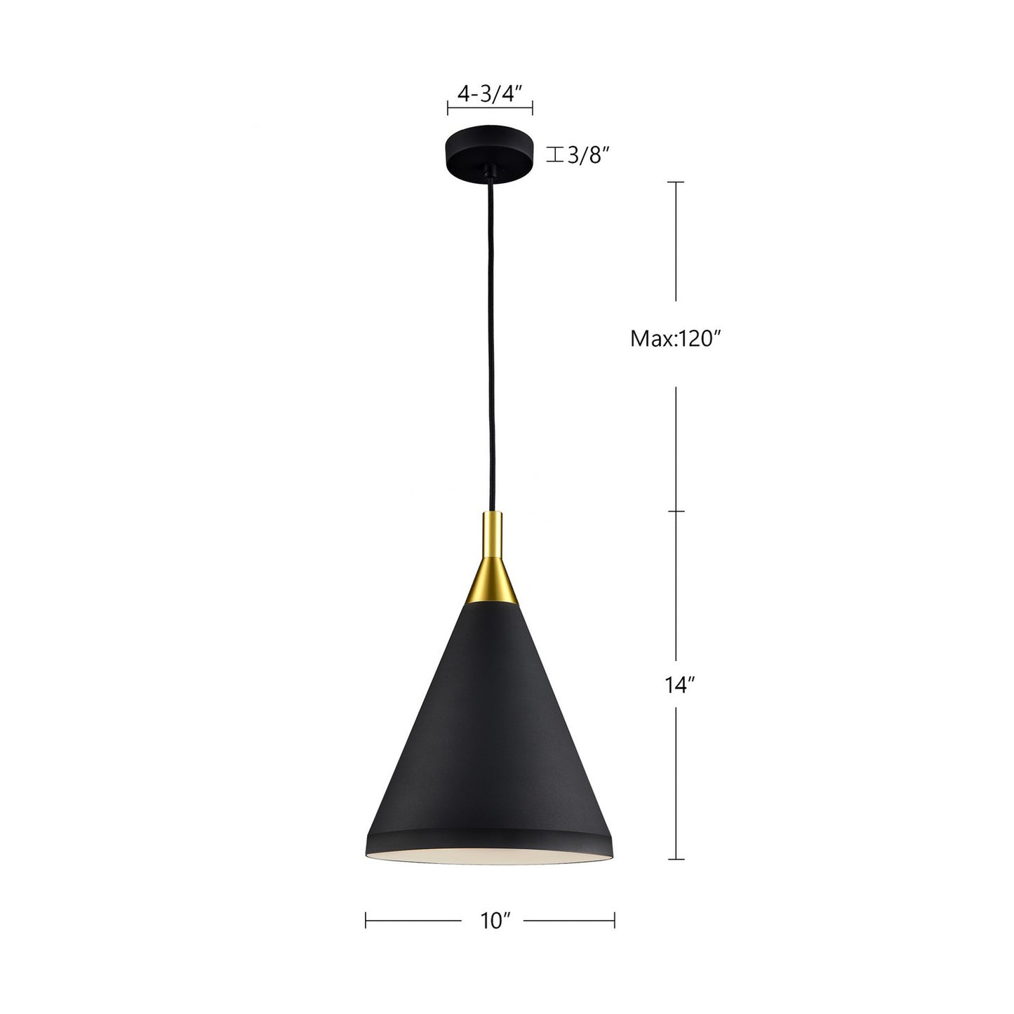 Kuzco Lighting-492710-BK/GD|ALT|1