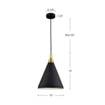 Kuzco Lighting-492710-BK/GD|ALT|1