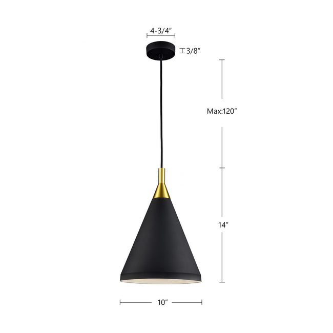 Kuzco Lighting-492710-BK/GD|ALT|1