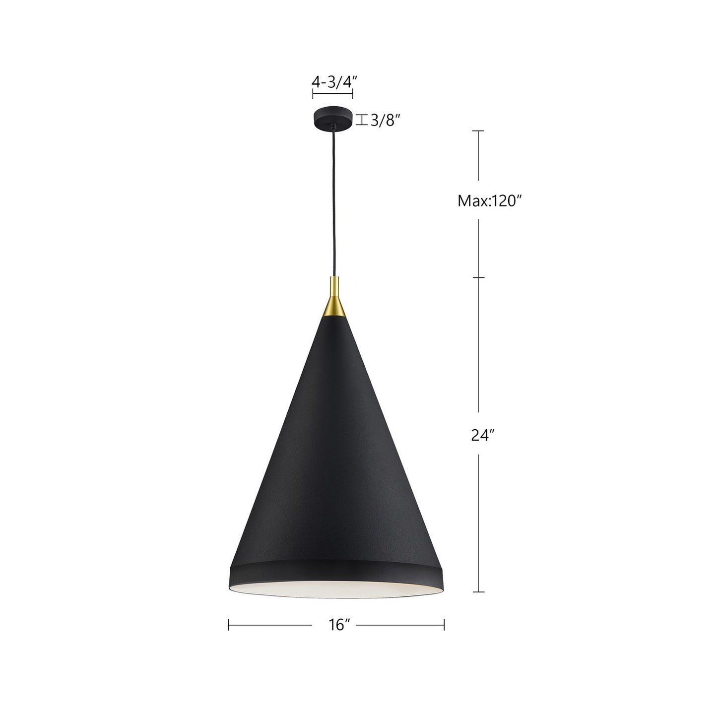 Kuzco Lighting-492716-BK/GD|ALT|1
