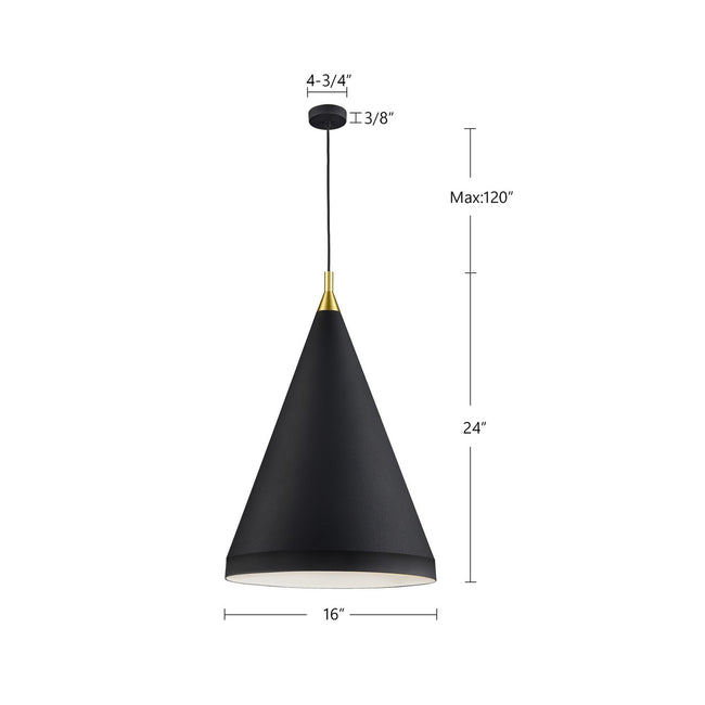 Kuzco Lighting-492716-BK/GD|ALT|1