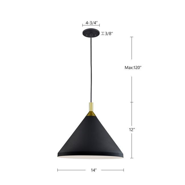 Kuzco Lighting-492814-BK/GD|ALT|1
