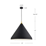 Kuzco Lighting-492824-BK/GD|ALT|1
