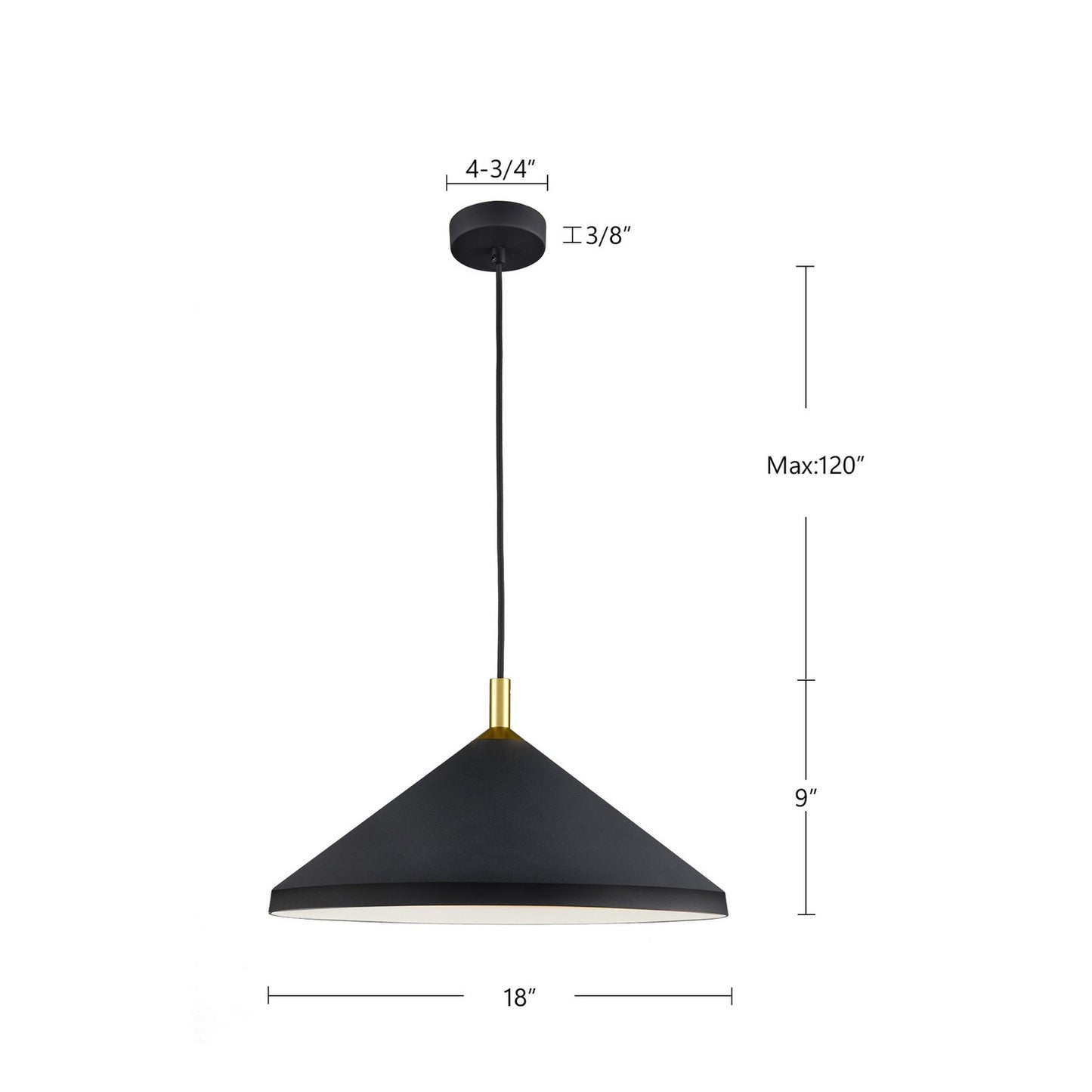 Kuzco Lighting-493118-BK/GD|ALT|1