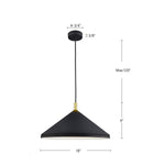 Kuzco Lighting-493118-BK/GD|ALT|1