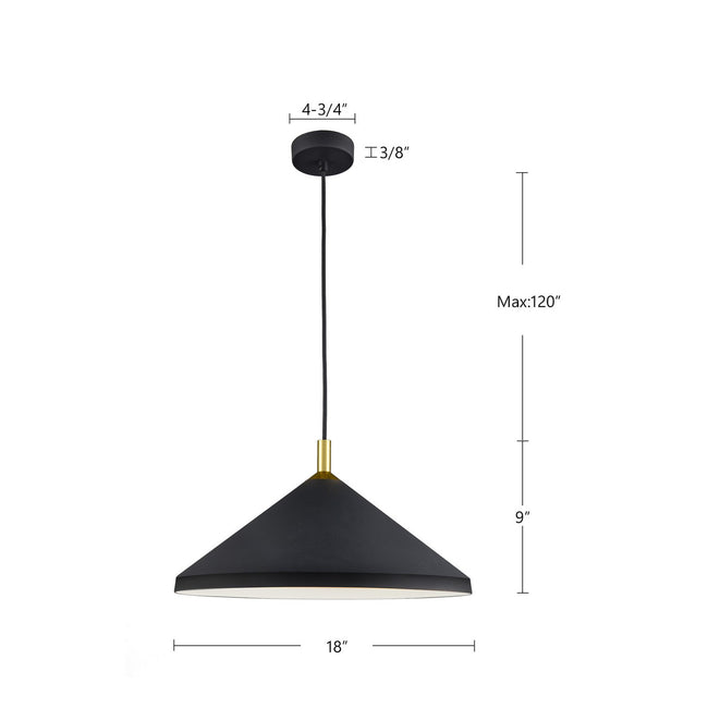 Kuzco Lighting-493118-BK/GD|ALT|1