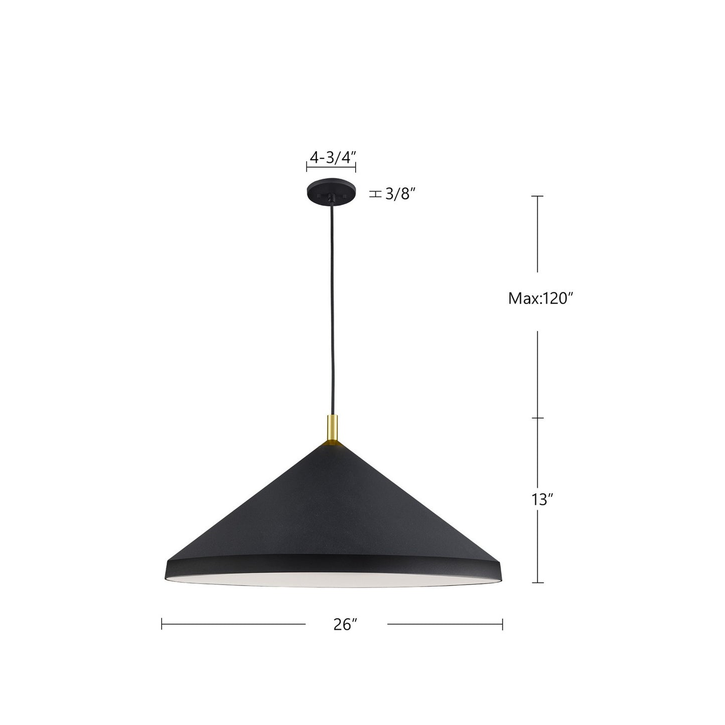Kuzco Lighting-493126-BK/GD|ALT|1