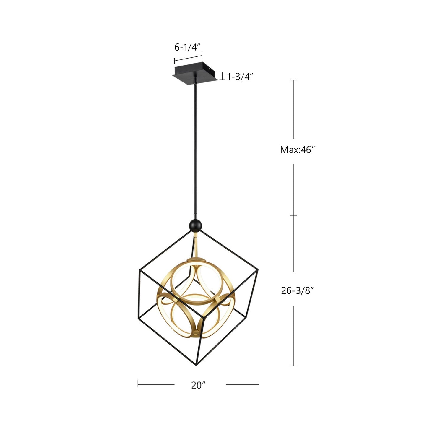 Kuzco Lighting-CH19220-BK/AN|ALT|1