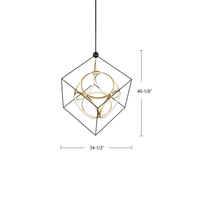 Kuzco Lighting-CH19234-BK/AN|ALT|1
