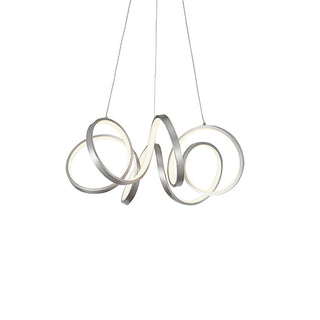 Buy antique-silver Synergy Chandelier by Kuzco Lighting