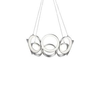 Buy antique-silver Oros Chandelier by Kuzco Lighting