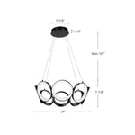 Kuzco Lighting-CH94824-BK|ALT|1