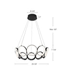 Kuzco Lighting-CH94829-BK|ALT|1