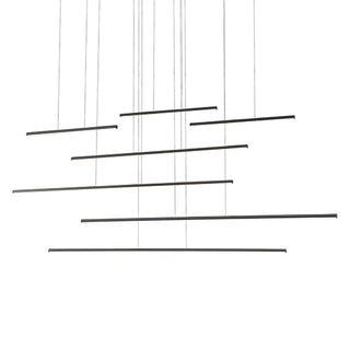 Buy black-with-white-acrylic-diffuser-glass Chute Motion Pendant by Kuzco Lighting