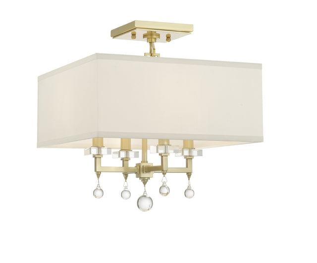 Paxton Semi-Flush Mount Ceiling Light by Crystorama