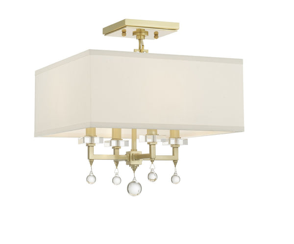 Paxton Flush Mount Ceiling Light by Crystorama