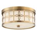 Anniversary Outdoor (Damp) Flush Mount Ceiling Light by Crystorama