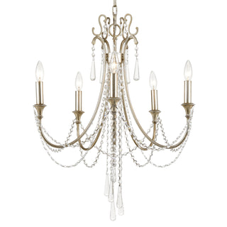 Buy antique-silver Arcadia Chandelier by Crystorama