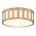 Kendal Outdoor (Damp) Flush Mount Ceiling Light by Crystorama