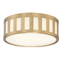 Kendal Outdoor (Damp) Flush Mount Ceiling Light by Crystorama