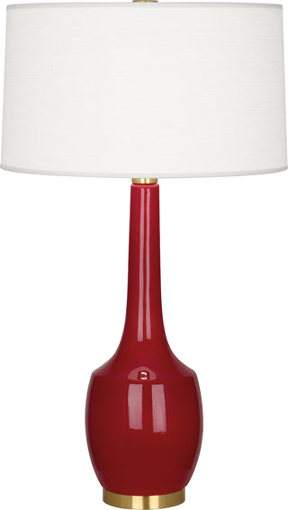 Buy oxblood-glazed-ceramic Delilah Table Lamp by Robert Abbey