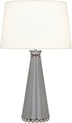 Smoky Taupe Lacquered Paint/Polished Nickel with Fondine Fabric Shade Glass