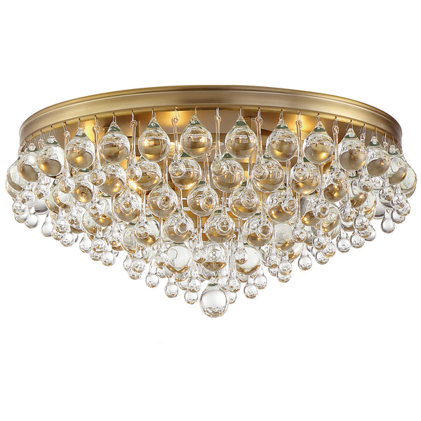 Calypso Outdoor (Damp) Flush Mount Ceiling Light by Crystorama