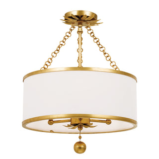 Broche Flush Mount Ceiling Light by Crystorama