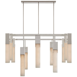 Buy polished-nickel Covet Outdoor (Damp) Chandelier by Visual Comfort Signature