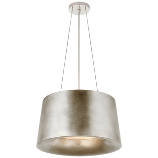 Buy burnished-silver-leaf Halo Outdoor (Damp) Pendant by Visual Comfort Signature