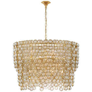 Buy gild-and-crystal Milazzo Outdoor (Damp) Chandelier by Visual Comfort Signature