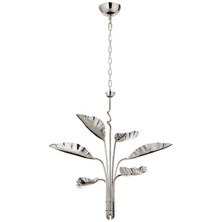 Buy polished-nickel Dumaine Outdoor (Damp) Chandelier by Visual Comfort Signature