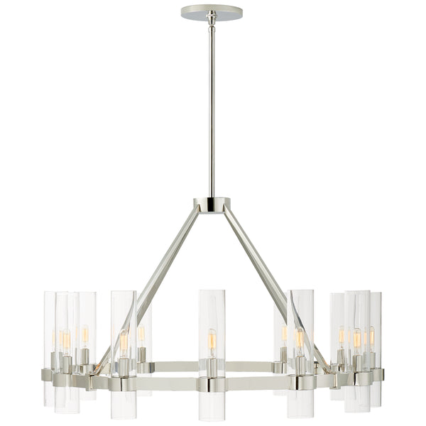 Presidio Outdoor (Damp) Chandelier by Visual Comfort Signature
