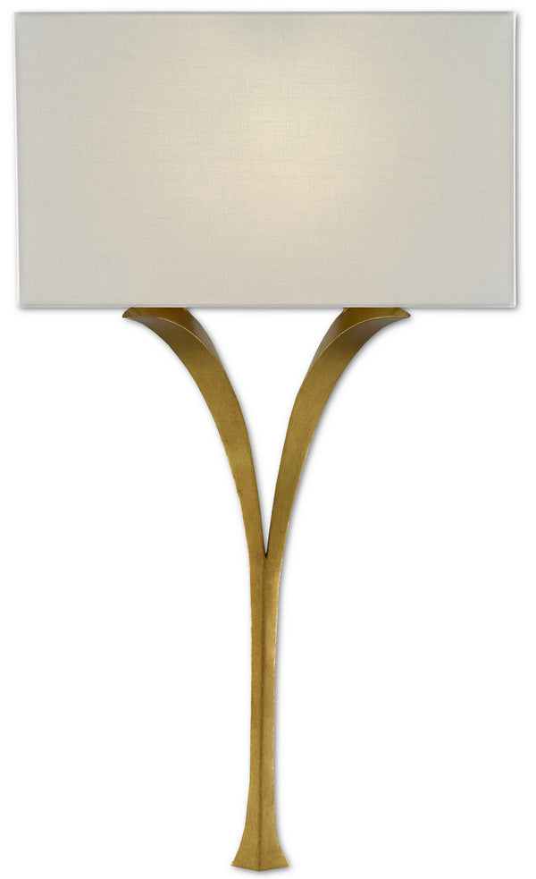 Choisy Gold Wall Sconce Sconce by Currey and Company