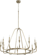 Marquee Outdoor (Damp) Chandelier by Quorum