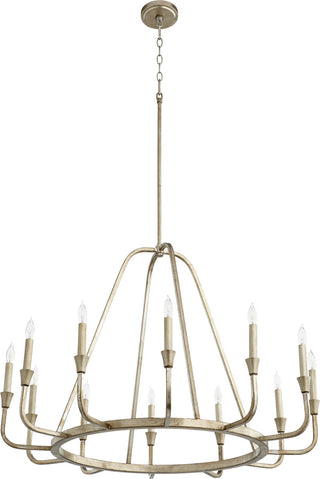 Marquee Outdoor (Damp) Chandelier by Quorum