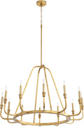 Marquee Outdoor (Damp) Chandelier by Quorum