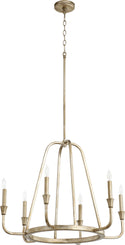 Marquee Outdoor (Damp) Chandelier by Quorum