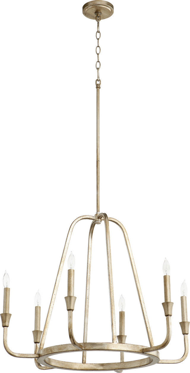 Marquee Outdoor (Damp) Chandelier by Quorum