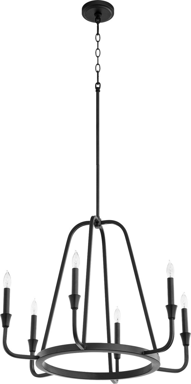 Marquee Outdoor (Damp) Chandelier by Quorum