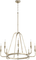 Marquee Outdoor (Damp) Chandelier by Quorum