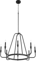 Marquee Outdoor (Damp) Chandelier by Quorum