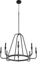 Marquee Outdoor (Damp) Chandelier by Quorum