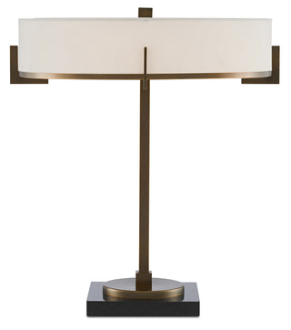Jacobi Brass Table Lamp  by Currey and Company